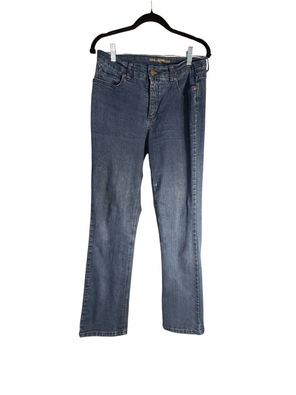 Karl Lagerfeld Paris Dark Blue High Rise Skinny Women’s Jeans Sz 10